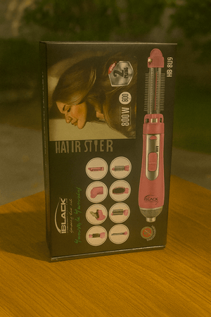 iBlack - 8-in-1 Hair Styler ©